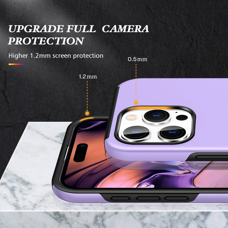 For iPhone 16 Pro Magnetic Ring Holder Phone Case(Purple) - iPhone 16 Pro Cases by PMC TechLife | Online Shopping South Africa | PMC TechLife | Buy Now Pay Later Mobicred