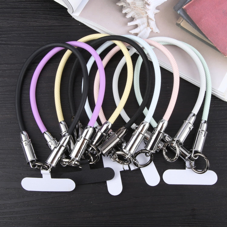 USB-C / Type-C to Type-C Data Cable Phone Anti-lost Short Lanyard, Length: 30cm(Blue Braid) - USB-C & Type-C Cable by PMc TechLife | Online Shopping South Africa | PMc TechLife | Buy Now Pay Later Mobicred