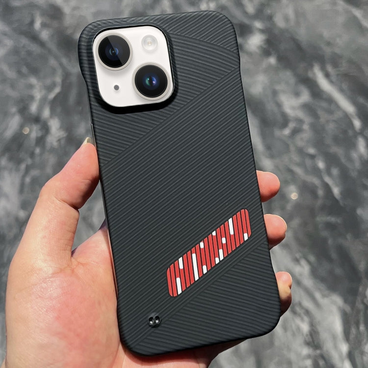 For iPhone 13 Carbon Fiber Frameless Cooling Phone Case(Red) - iPhone 13 Cases by PMC Jewellery | Online Shopping South Africa | PMC Jewellery | Buy Now Pay Later Mobicred