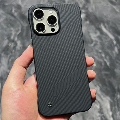 For iPhone 13 Pro Max Carbon Fiber Frameless Cooling Phone Case(Black) - iPhone 13 Pro Max Cases by PMC Jewellery | Online Shopping South Africa | PMC Jewellery | Buy Now Pay Later Mobicred