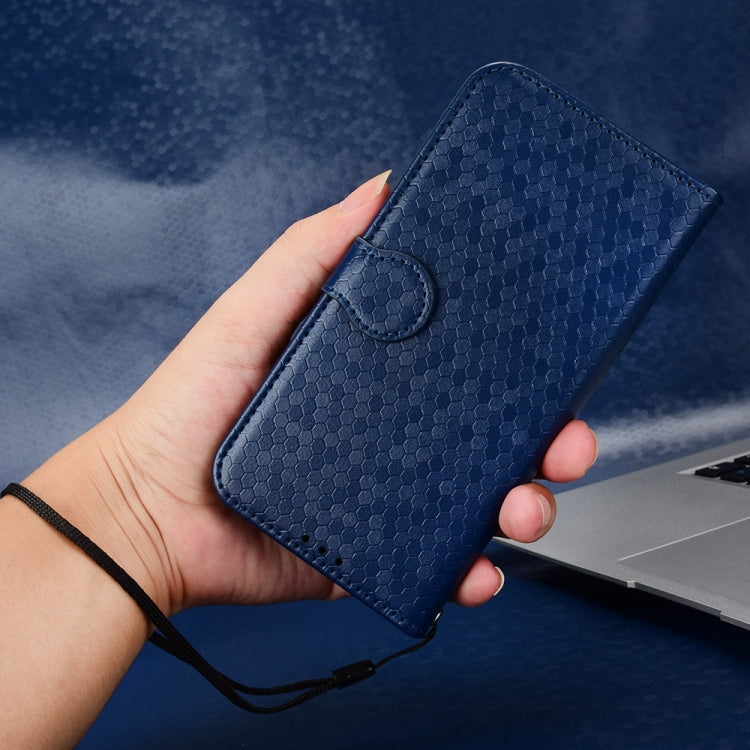 For Blackview Oscal Modern 8 / Color 8 Honeycomb Dot Texture Leather Phone Case(Blue) - More Brand by PMC TechLife | Online Shopping South Africa | PMC TechLife | Buy Now Pay Later Mobicred