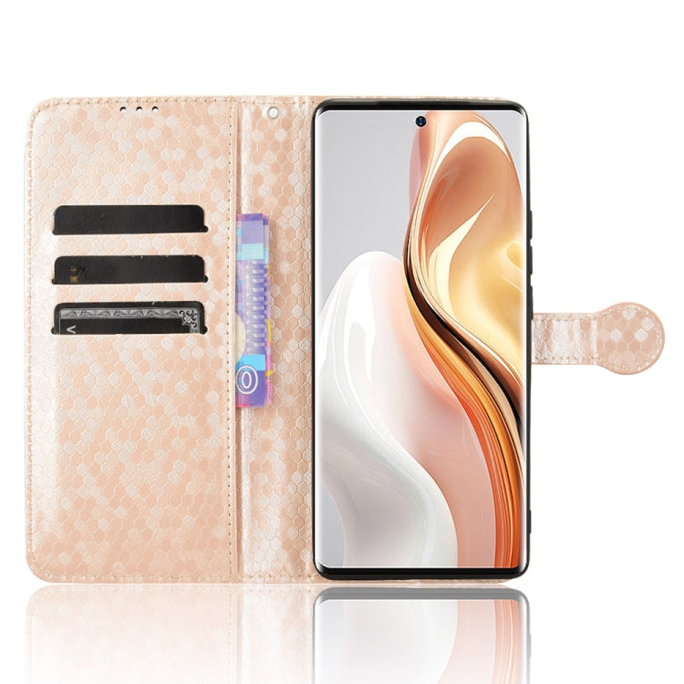 For Ulefone Note 17 Pro Honeycomb Dot Texture Leather Phone Case(Gold) - Ulefone Cases by PMC Jewellery | Online Shopping South Africa | PMC Jewellery | Buy Now Pay Later Mobicred