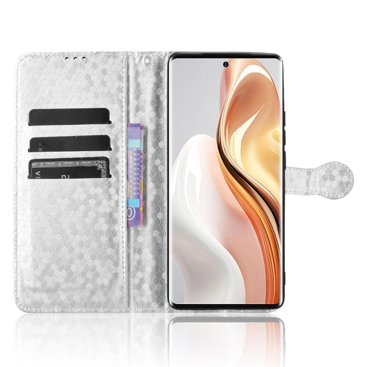 For Ulefone Note 17 Pro Honeycomb Dot Texture Leather Phone Case(Silver) - Ulefone Cases by PMC Jewellery | Online Shopping South Africa | PMC Jewellery | Buy Now Pay Later Mobicred