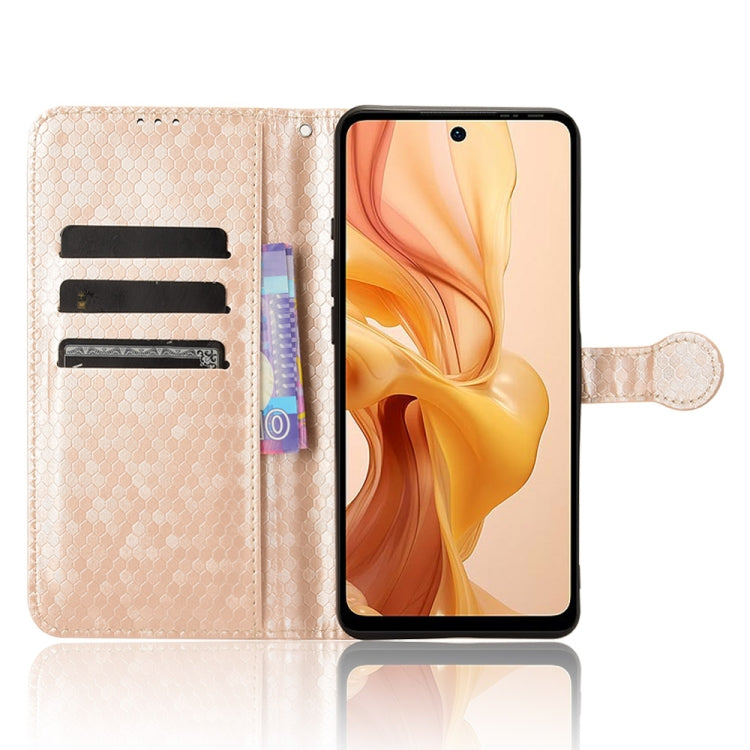 For Ulefone Note 18 Ultra Honeycomb Dot Texture Leather Phone Case(Gold) - Ulefone Cases by PMC Jewellery | Online Shopping South Africa | PMC Jewellery | Buy Now Pay Later Mobicred