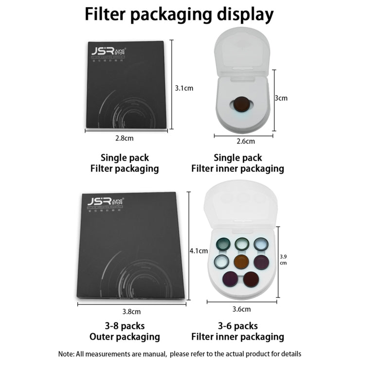 For Insta360 GO 3S JUNESTAR Camera Lens Filter, Filter:MCUV - Len Accessories by JSR | Online Shopping South Africa | PMC TechLife | Buy Now Pay Later Mobicred