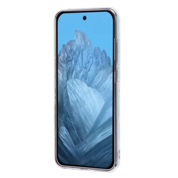 For Google Pixel 9 Pro Colored Drawing Pattern Transparent TPU Phone Case(Black Eye) - Google Cases by PMC TechLife | Online Shopping South Africa | PMC TechLife | Buy Now Pay Later Mobicred