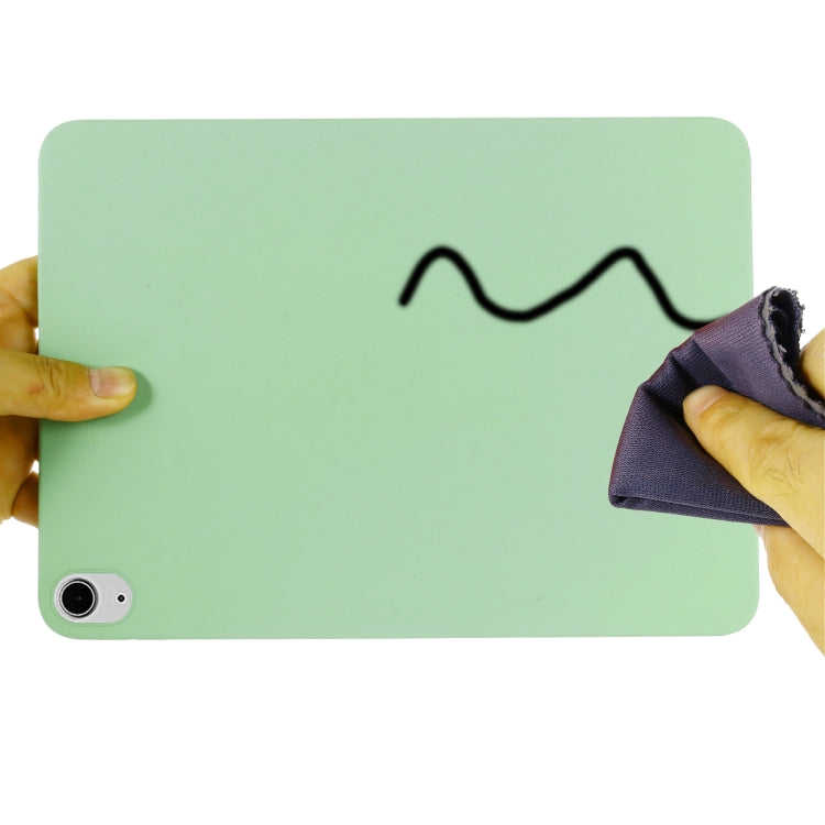 For iPad Air 13 2024 Pure Color Liquid Silicone Shockproof Tablet Case(Green) - iPad Air 13 2024 Cases by PMC TechLife | Online Shopping South Africa | PMC TechLife | Buy Now Pay Later Mobicred