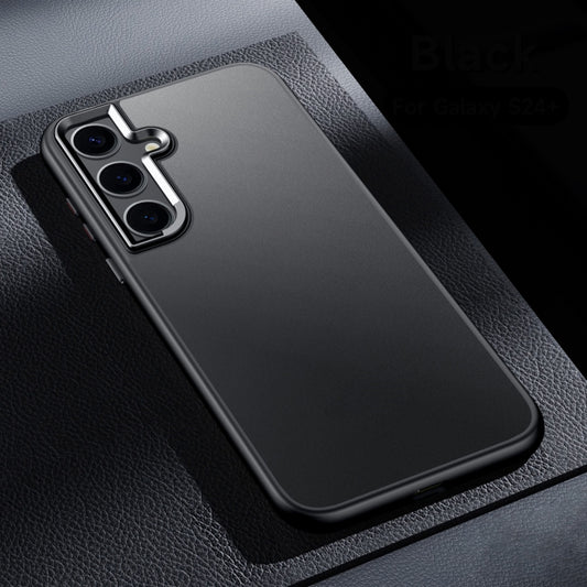 For Samsung Galaxy S24+ 5G SULADA Skin Feel Matte Shockproof Phone Case(Black) - Galaxy S24+ 5G Cases by SULADA | Online Shopping South Africa | PMC Jewellery | Buy Now Pay Later Mobicred