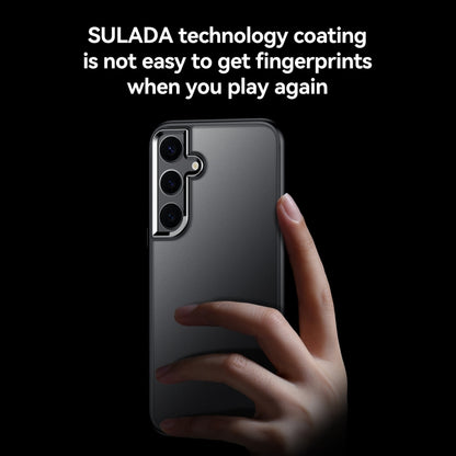 For Samsung Galaxy S24+ 5G SULADA Skin Feel Matte Shockproof Phone Case(Grey) - Galaxy S24+ 5G Cases by SULADA | Online Shopping South Africa | PMC Jewellery | Buy Now Pay Later Mobicred