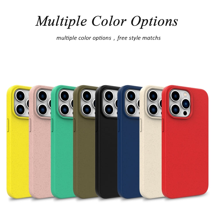 For iPhone 16e Wheat Straw TPU Phone Case(Green) - iPhone 16e Cases by PMC TechLife | Online Shopping South Africa | PMC TechLife | Buy Now Pay Later Mobicred