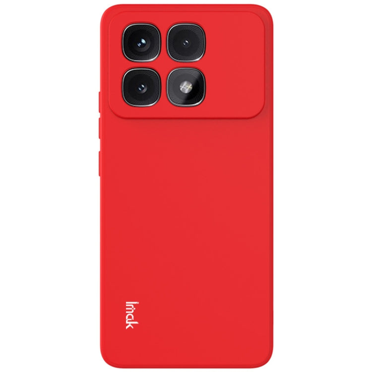 For Redmi K70 Ultra 5G IMAK UC-4 Series Straight Edge TPU Soft Phone Case(Red) - Xiaomi Cases by imak | Online Shopping South Africa | PMC Jewellery | Buy Now Pay Later Mobicred