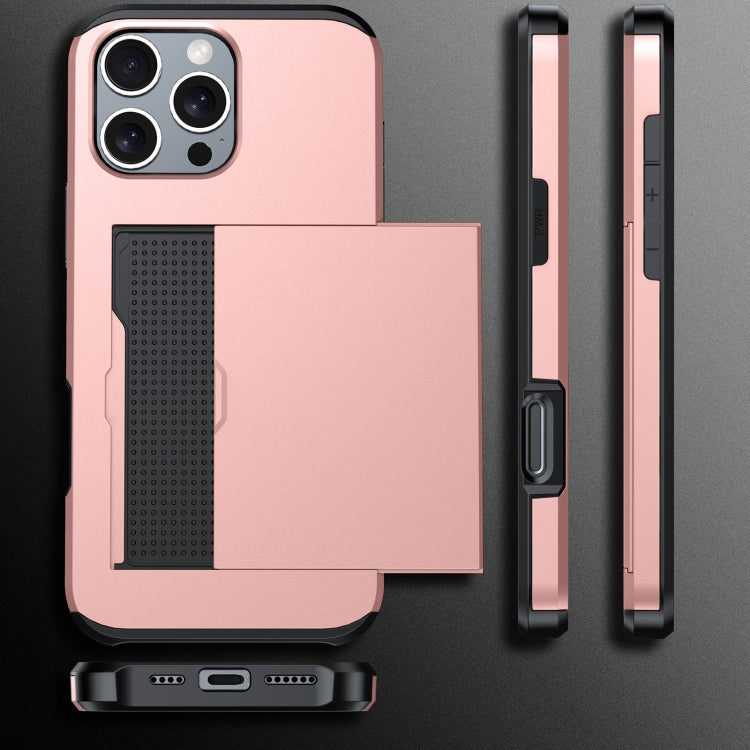 For iPhone 16e Shockproof Armor Phone Case with Card Slot(White) - iPhone 16e Cases by PMC TechLife | Online Shopping South Africa | PMC TechLife | Buy Now Pay Later Mobicred