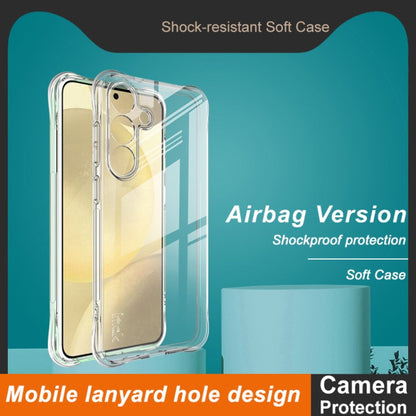 For Samsung Galaxy S25 5G imak Shockproof Airbag TPU Phone Case(Transparent) - Galaxy S25 5G Cases by imak | Online Shopping South Africa | PMC Jewellery | Buy Now Pay Later Mobicred