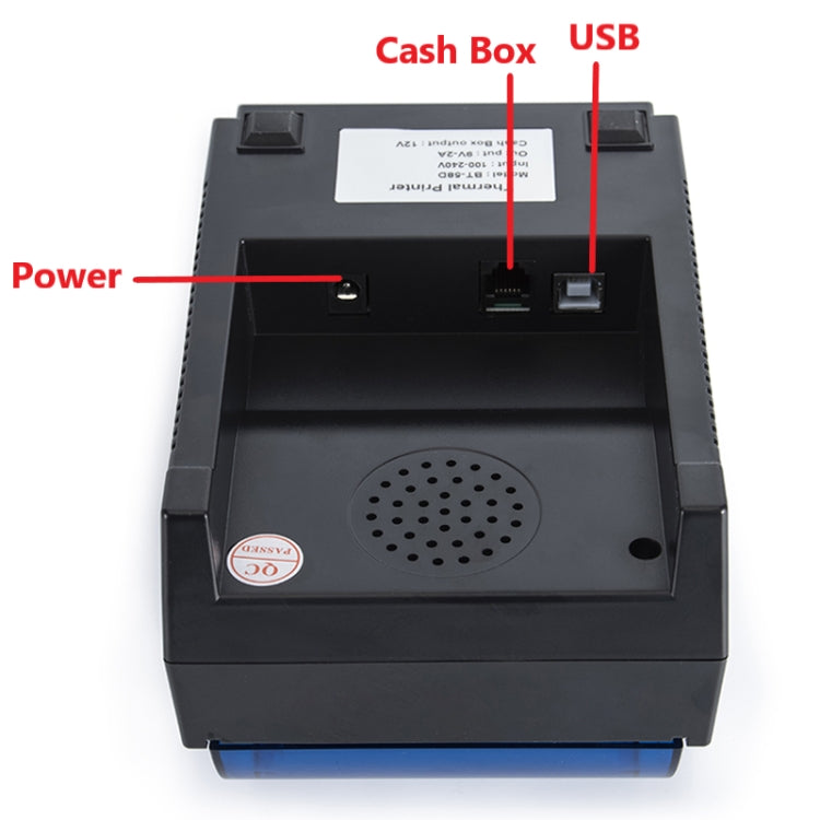 BT-58D 58mm USB+Bluetooth Thermal Receipt Printer(US Plug) - Printer by PMC Jewellery | Online Shopping South Africa | PMC Jewellery | Buy Now Pay Later Mobicred