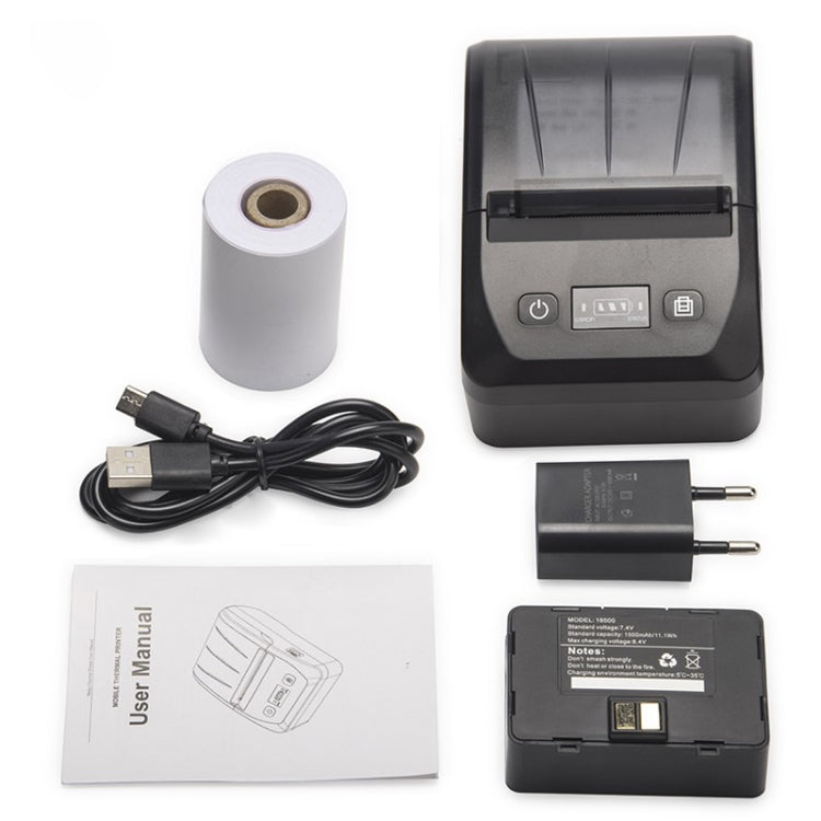 BT-581 58mm USB-C/Type-C + Bluetooth Portable Thermal Printer(EU Plug) - Printer by PMC Jewellery | Online Shopping South Africa | PMC Jewellery | Buy Now Pay Later Mobicred