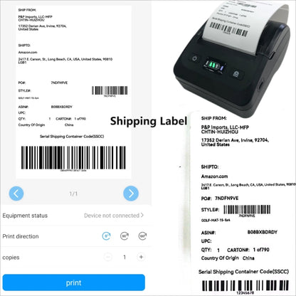 BT-802 80mm USB-C/Type-C + Bluetooth Portable Thermal Printer(US Plug) - Printer by PMC Jewellery | Online Shopping South Africa | PMC Jewellery | Buy Now Pay Later Mobicred