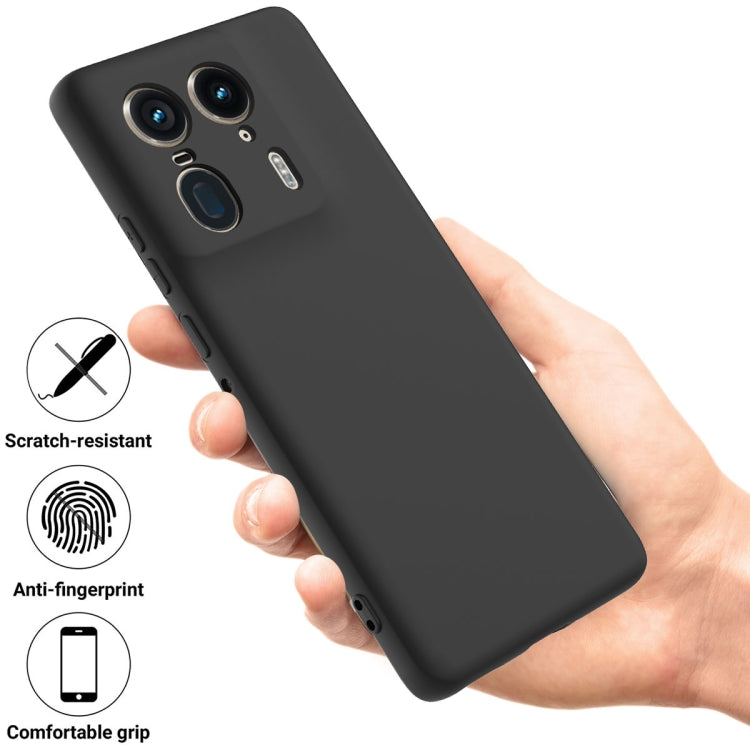 For Motorola Moto X50 Ultra Solid Color Liquid Silicone Dropproof Full Coverage Phone Case(Black) - free shipping - PMC TechLife - Order now!