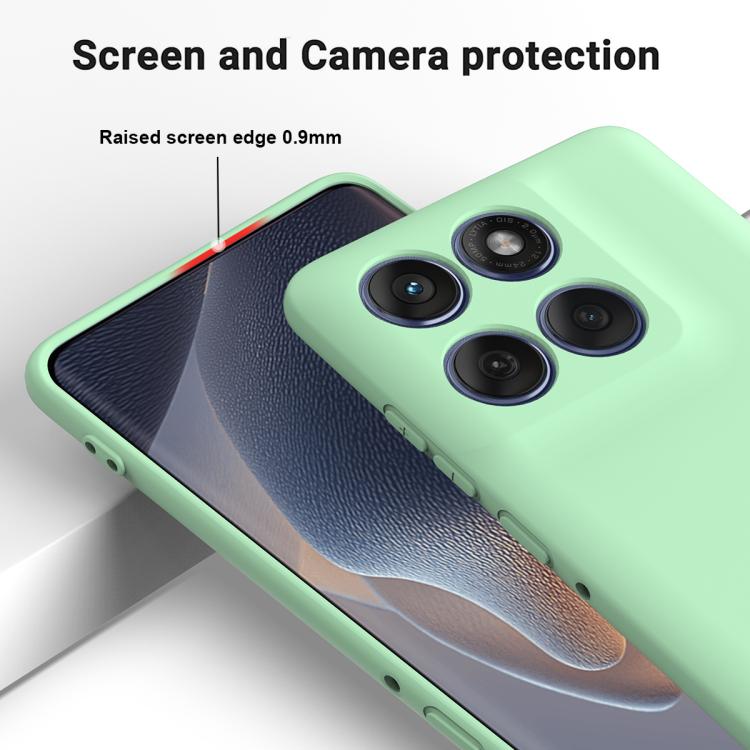For Motorola Edge 60 Fusion / Edge 60 Solid Color Liquid Silicone Dropproof Full Coverage Phone Case(Green) - free shipping - PMC TechLife - Order now!