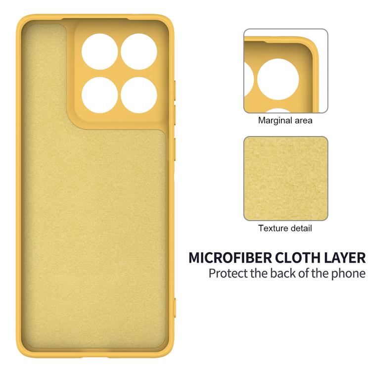 For Motorola Edge 60 Fusion / Edge 60 Solid Color Liquid Silicone Dropproof Full Coverage Phone Case(Yellow) - free shipping - PMC TechLife - Order now!
