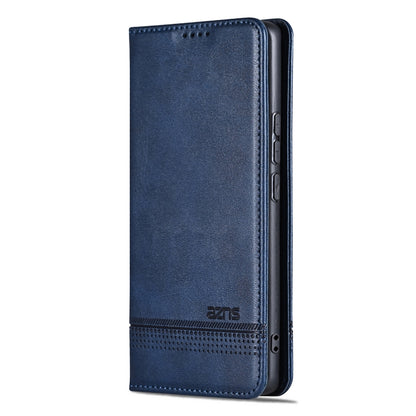 For Samsung Galaxy S25 Ultra 5G AZNS Magnetic Calf Texture Flip Leather Phone Case(Dark Blue) - Galaxy S25 Ultra 5G Cases by AZNS | Online Shopping South Africa | PMC Jewellery | Buy Now Pay Later Mobicred