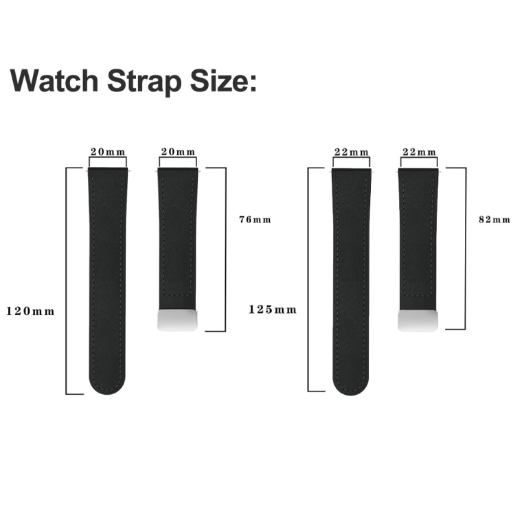 20mm Magnetic Silver Buckle Silicone Leather Watch Band(Orange) - free shipping - PMC TechLife - Order now!