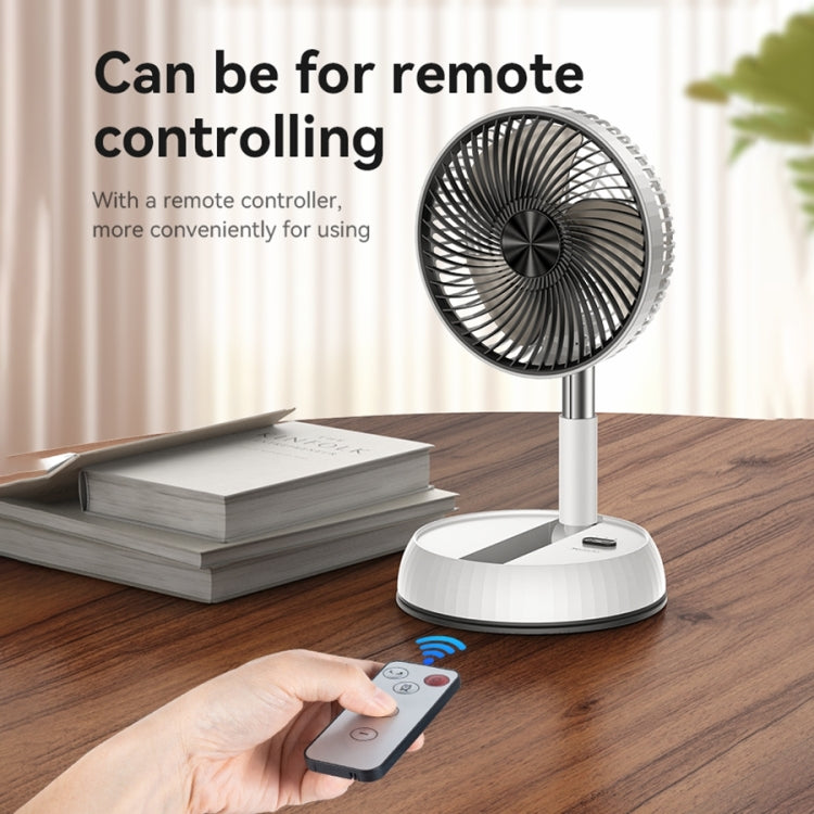 Yesido YF11 Foldable Telescopic Floor Fan(White) - free shipping - PMC TechLife - Order now!