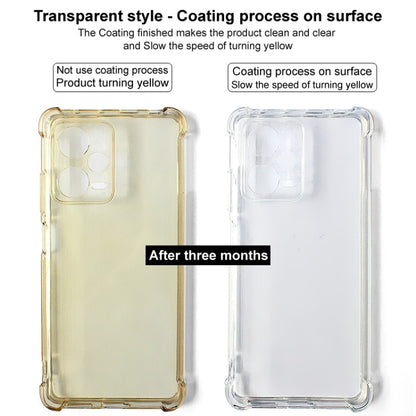 For iPhone 16 imak Shockproof Airbag TPU Phone Case(Transparent Black) - iPhone 16 Cases by imak | Online Shopping South Africa | PMC Jewellery | Buy Now Pay Later Mobicred