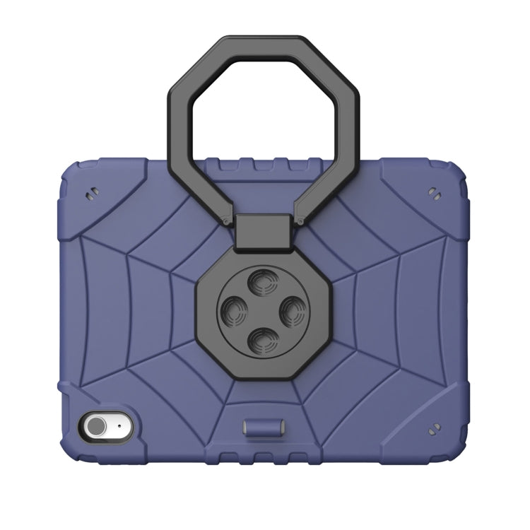 For iPad Air 11 2025 / 2024 Spider Turntable Handle Stress Relief Tablet Case(Navy Blue Black) - free shipping - PMC TechLife - Order now!
