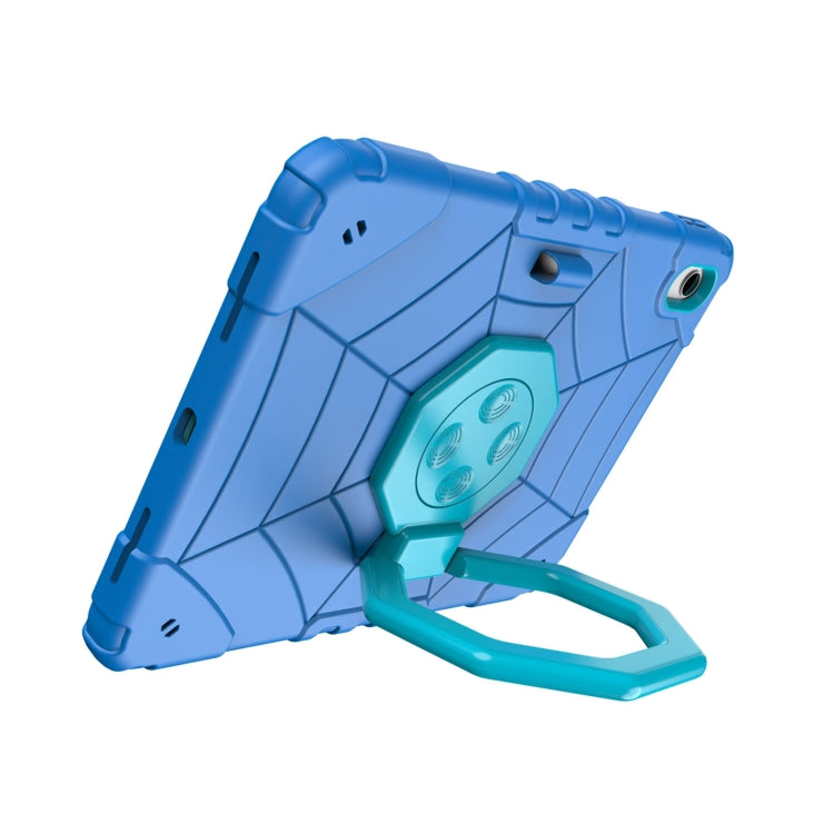 For iPad Air 11 2025 / 2024 Spider Turntable Handle Stress Relief Tablet Case(Blue) - iPad Air 11 2025 / 2024 Cases by PMC TechLife | Online Shopping South Africa | PMC TechLife | Buy Now Pay Later Mobicred
