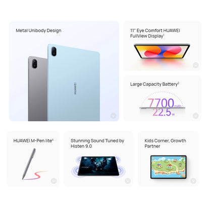 HUAWEI MatePad SE 11 2024 WiFi Tablet PC, 8GB+256GB, 11 inch HarmonyOS 4.2 Qualcomm Snapdragon 685 Octa Core(Nebula Grey) - Huawei by Huawei | Online Shopping South Africa | PMC Jewellery | Buy Now Pay Later Mobicred