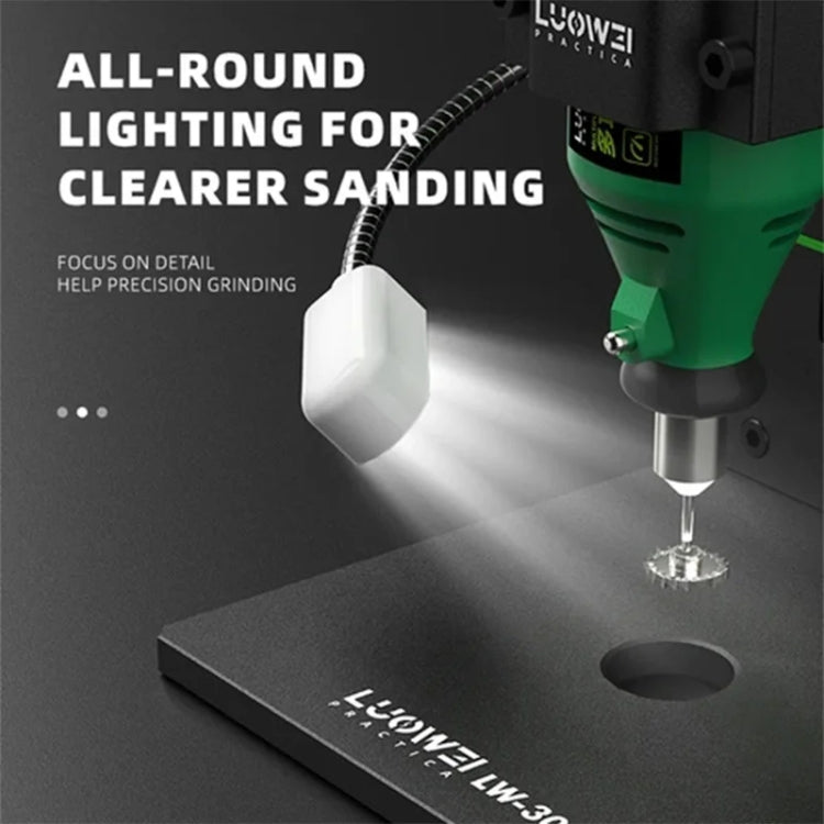 Luowei LW-305 Dual Axis Multifunctional Screen IC and Camera Outer Iron Ring Grinding Platform - free shipping - PMC TechLife - Order now!