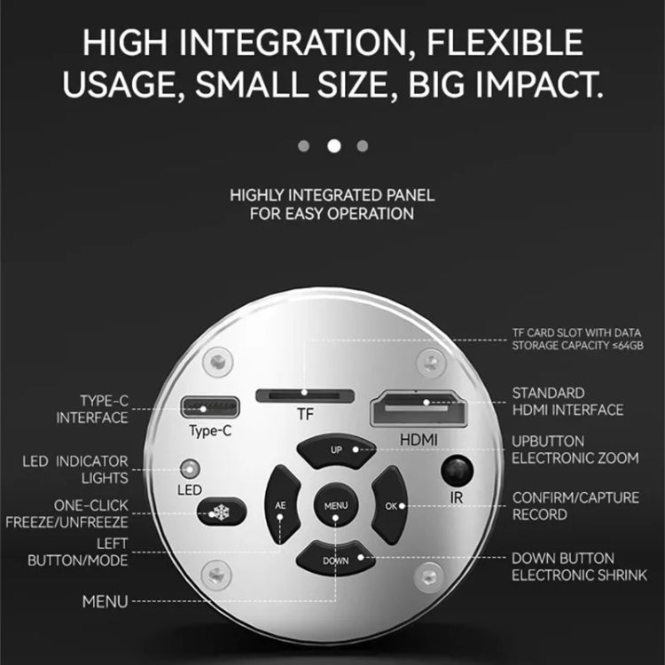 Luowei LW-GK40 UHD 4K Microscope Camera with 5X Digital Zoom / Custom Storage - free shipping - PMC TechLife - Order now!