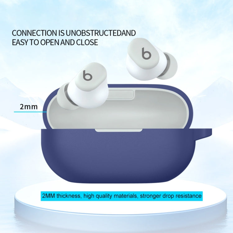 For Beats Solo Buds Wireless Earphones Silicone Protective Case(White) - Other Case by PMC Jewellery | Online Shopping South Africa | PMC Jewellery | Buy Now Pay Later Mobicred