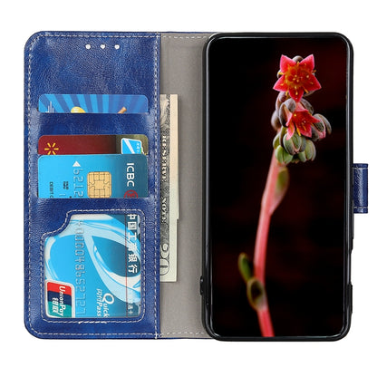 For Samsung Galaxy S25 Ultra 5G Retro Crazy Horse Texture Leather Phone Case(Blue) - Galaxy S25 Ultra 5G Cases by PMC Jewellery | Online Shopping South Africa | PMC Jewellery | Buy Now Pay Later Mobicred