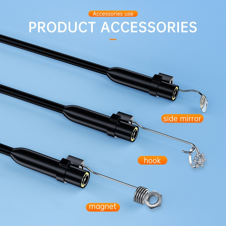 AN112 2 in 1 USB-C / Type-C + 8 Pin Interface 5.5mm HD Industry Endoscope, Length:1m Hard Tube -  by PMC TechLife | Online Shopping South Africa | PMC TechLife | Buy Now Pay Later Mobicred