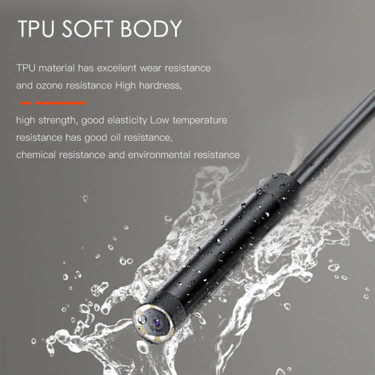 T21 4.5 inch IPS Color Screen 7.9mm Dual Camera Split Hard Cable Industrial Endoscope, Length:2m(Black Red) -  by PMC TechLife | Online Shopping South Africa | PMC TechLife | Buy Now Pay Later Mobicred