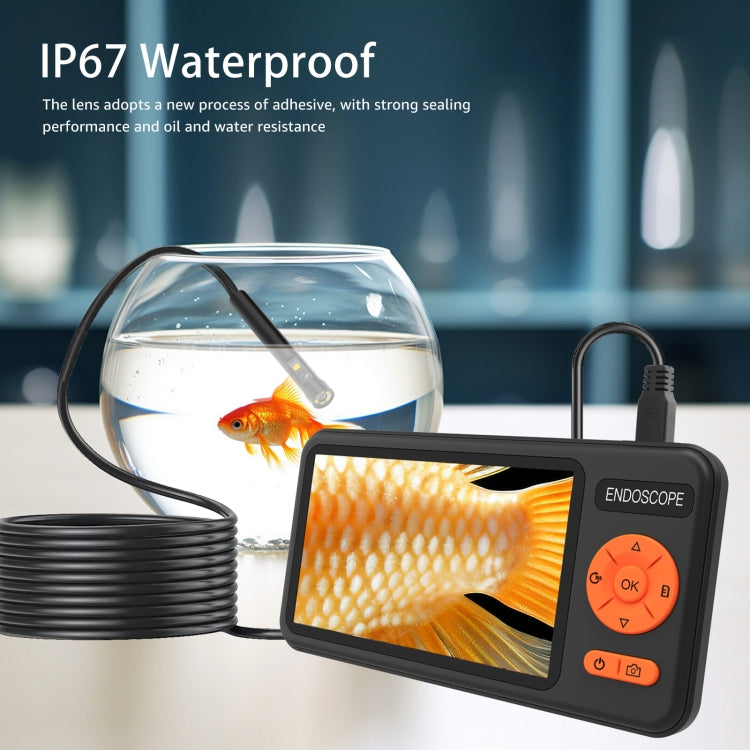 T29 5 inch IPS Screen 5.5mm Single Lens IP67 Waterproof Industrial Endoscope With Bracket, Length:3.5m -  by PMC TechLife | Online Shopping South Africa | PMC TechLife | Buy Now Pay Later Mobicred