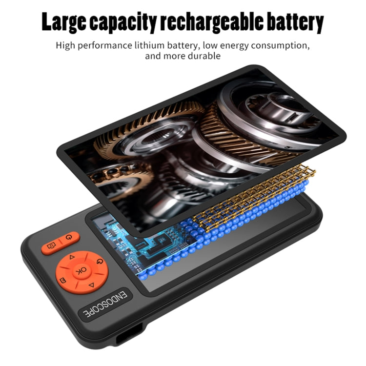 T29 5 inch IPS Screen 5.5mm Single Lens IP67 Waterproof Industrial Endoscope With Bracket, Length:5m -  by PMC TechLife | Online Shopping South Africa | PMC TechLife | Buy Now Pay Later Mobicred