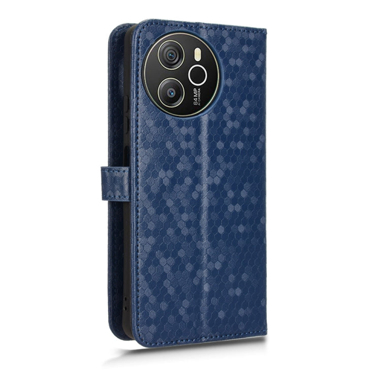 For Blackview Shark 8 Honeycomb Dot Texture Leather Phone Case(Blue) - More Brand by PMC TechLife | Online Shopping South Africa | PMC TechLife | Buy Now Pay Later Mobicred