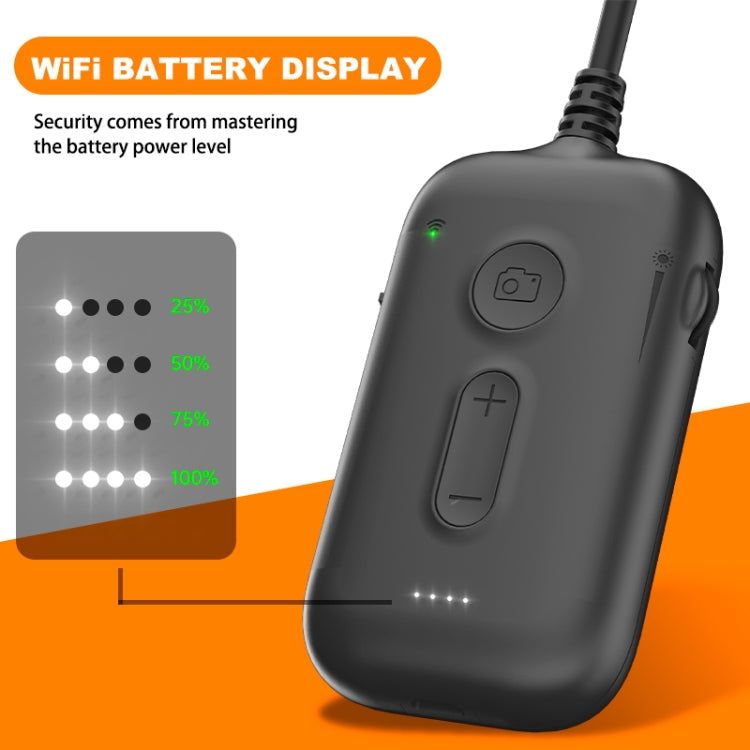 Y15 3.9mm Single Camera WiFi Connected Hard Cable HD Industrial Endoscope, Length:5m(Black) -  by PMC TechLife | Online Shopping South Africa | PMC TechLife | Buy Now Pay Later Mobicred