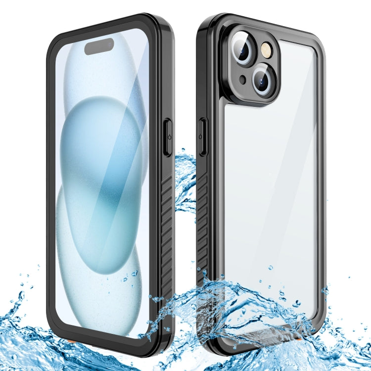 For iPhone 15 RedPepper Shockproof IP68 Waterproof PC + TPU Protective Case(Black) - iPhone 15 Cases by RedPepper | Online Shopping South Africa | PMC Jewellery | Buy Now Pay Later Mobicred