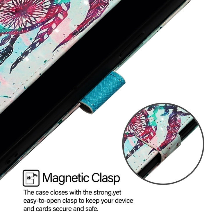 For Blackview Color 8 3D Painting Horizontal Flip Leather Phone Case(Color Drop Wind Chimes) - More Brand by PMC TechLife | Online Shopping South Africa | PMC TechLife | Buy Now Pay Later Mobicred