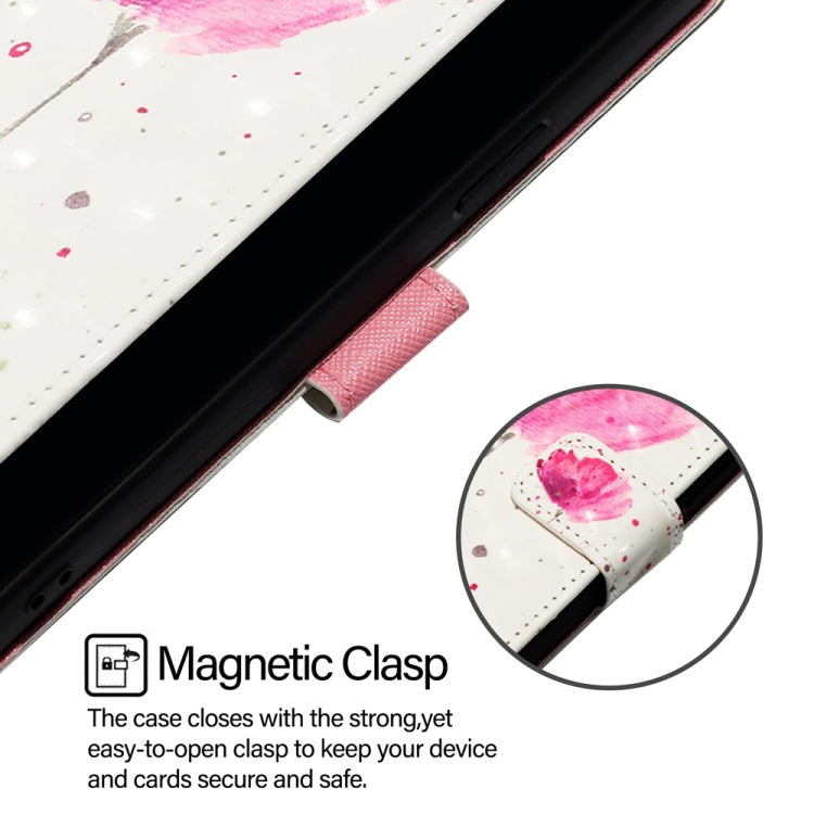 For Ulefone Note 14 3D Painting Horizontal Flip Leather Phone Case(Flower) - Ulefone Cases by PMC Jewellery | Online Shopping South Africa | PMC Jewellery | Buy Now Pay Later Mobicred