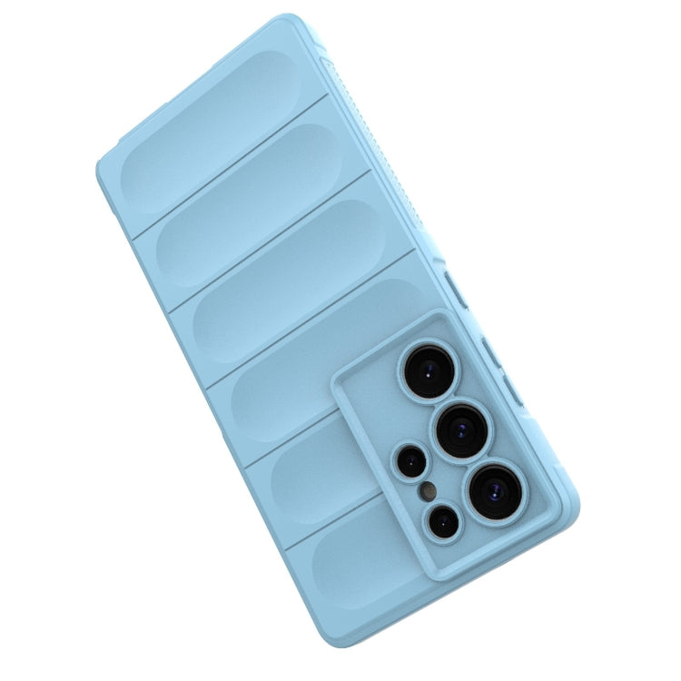 For Samsung Galaxy S25 Ultra 5G Magic Shield TPU + Flannel Phone Case(Dark Grey) - free shipping - PMC Jewellery - Order now!