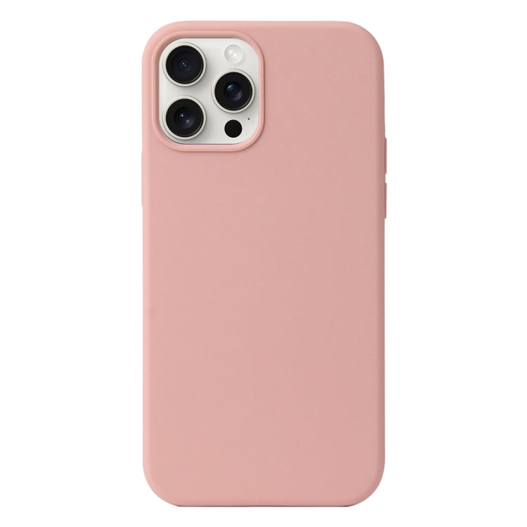 For iPhone 16 Pro Max Liquid Silicone Phone Case(Cherry Blossom Pink) - iPhone 16 Pro Max Cases by PMC TechLife | Online Shopping South Africa | PMC TechLife | Buy Now Pay Later Mobicred