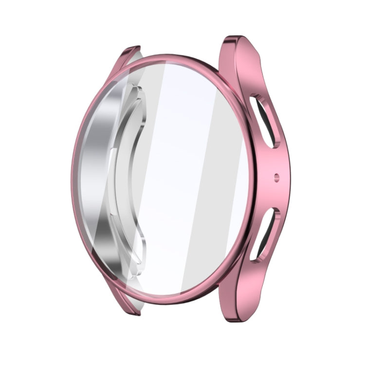 For Samsung Galaxy Watch FE 40mm Full Coverage Electroplated TPU Watch Protective Case(Pink) - Watch Cases by PMC TechLife | Online Shopping South Africa | PMC TechLife | Buy Now Pay Later Mobicred
