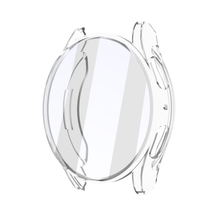 For Samsung Galaxy Watch FE 40mm Full Coverage Electroplated TPU Watch Protective Case(Transparent) - Watch Cases by PMC TechLife | Online Shopping South Africa | PMC TechLife | Buy Now Pay Later Mobicred