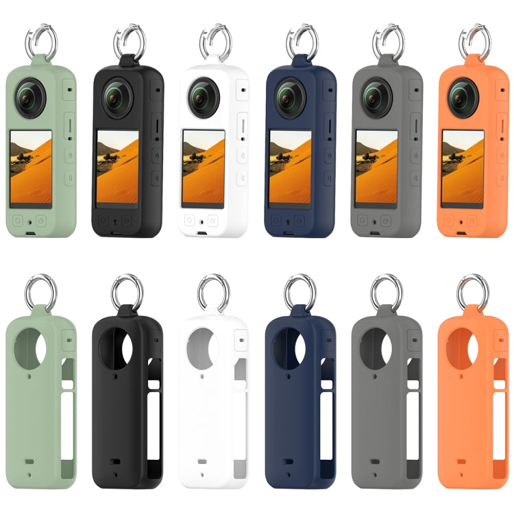 For Insta360 X3 Portable Silicone Protective Case(Orange) - Case & Bags by PMC TechLife | Online Shopping South Africa | PMC TechLife | Buy Now Pay Later Mobicred