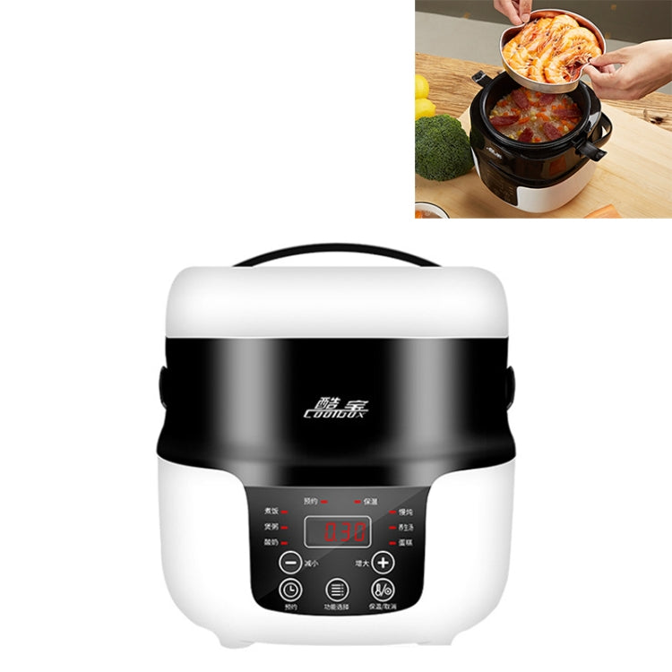 COOLBOX Vehicle Multi-function Mini Rice Cooker Capacity: 2.0L, Version:12-24V General Standard - Rice Cookers by PMC Jewellery | Online Shopping South Africa | PMC Jewellery | Buy Now Pay Later Mobicred