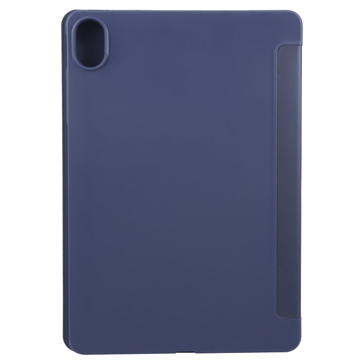 For Huawei MatePad 11.5 S GEBEI 3-folding Holder Shockproof Flip Leather Tablet Case(Dark Blue) - free shipping - PMc TechLife - Order now!